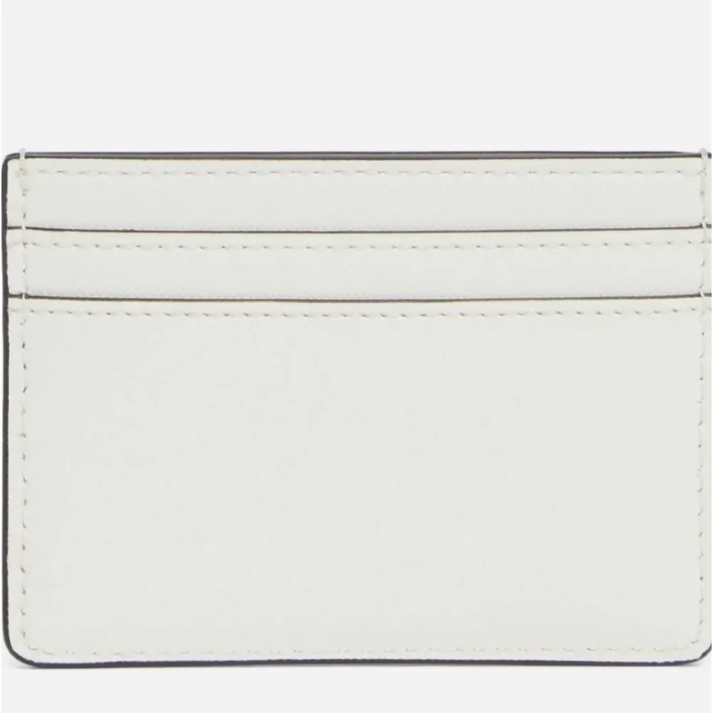 Marc Jacobs Trademarc Card Case-‎ White/Silver